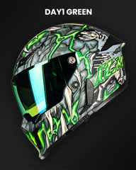 ILM MF509 Day1 Green two-head-model design for European and American riders