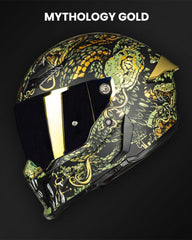 ILM MF509 Mythology Gold adjustable-fit for secure, comfortable riding