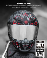 ILM MF509 Mythology Red side view with streamlined profile for city riding.