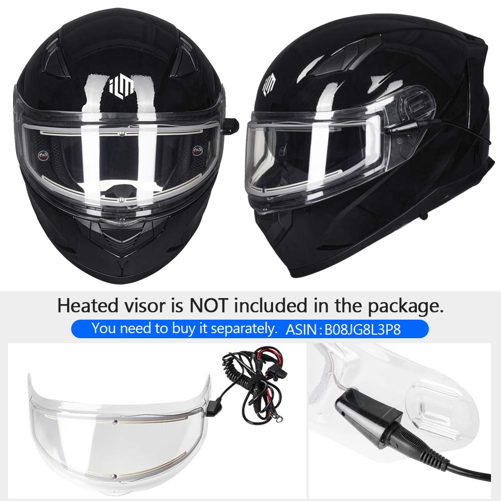 ILM helmet inner tinted lens and removable outer shield in action.