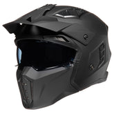ILM Open Face Z302 front view showing versatile airflow for all-day riding