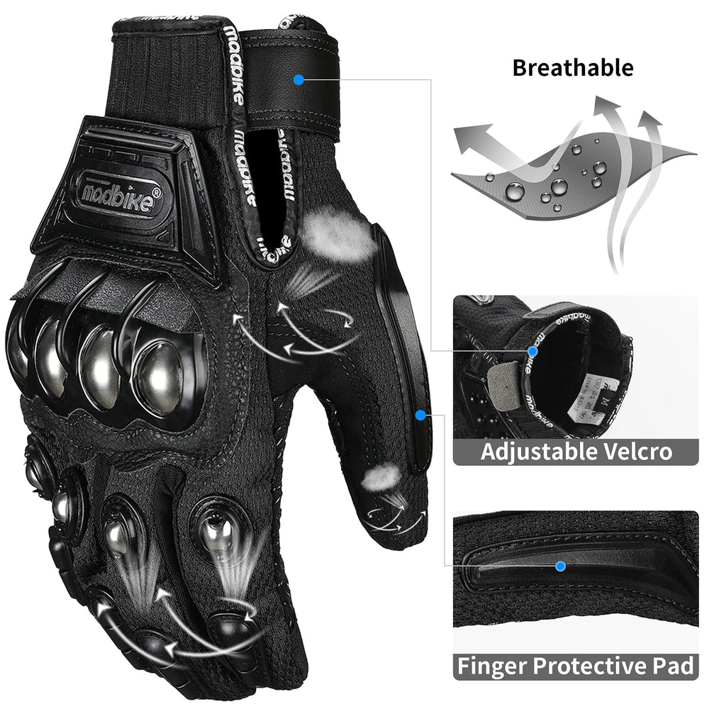 ILM Steel Knuckle Glove back-of-hand ergonomic design fits natural hand arch.