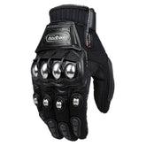 ILM Steel Knuckle gloves front view for enhanced grip and protection during rides.