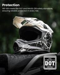 ILM WS901 packaging includes gloves, balaclava, and tinted goggles for complete protection