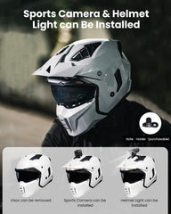 Camera mount-ready ILM Z302 helmet design for ride footage