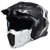 ILM Z302 open-face helmet front view with protective shell.