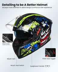 ILM Z501 mirrored fins for sun protection and style
