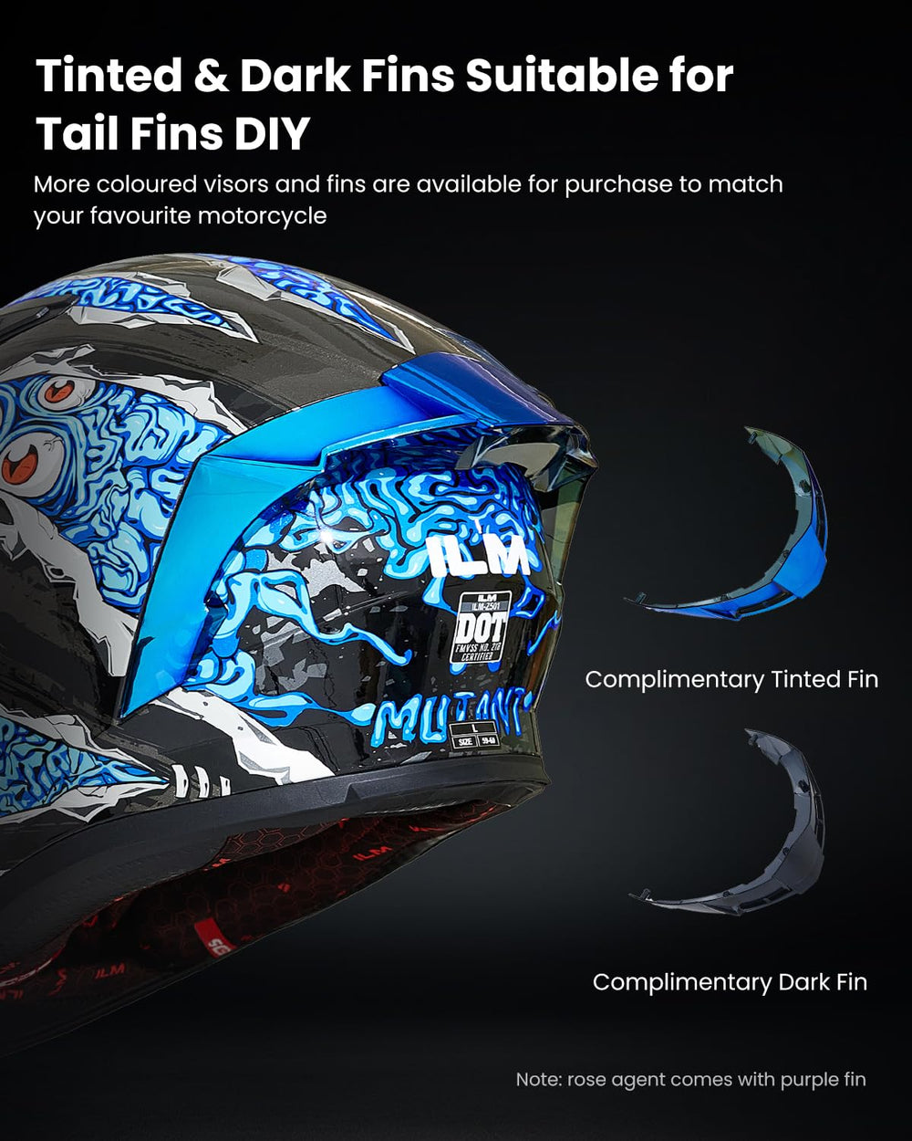 ILM Z501 manta blue inner liner removable for easy cleaning and fit