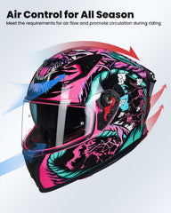 ILM Z501 visor supports Pinlock anti-fog for fog-free vision.
