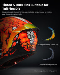 ILM Z501 tinted fins reduce glare while maintaining a sleek appearance.