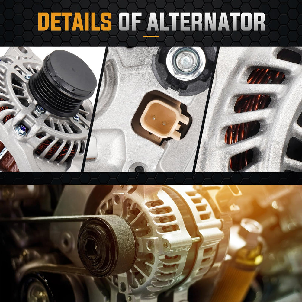 ILONPA alternator for Jeep Patriot 2.4L, battery support on long drives