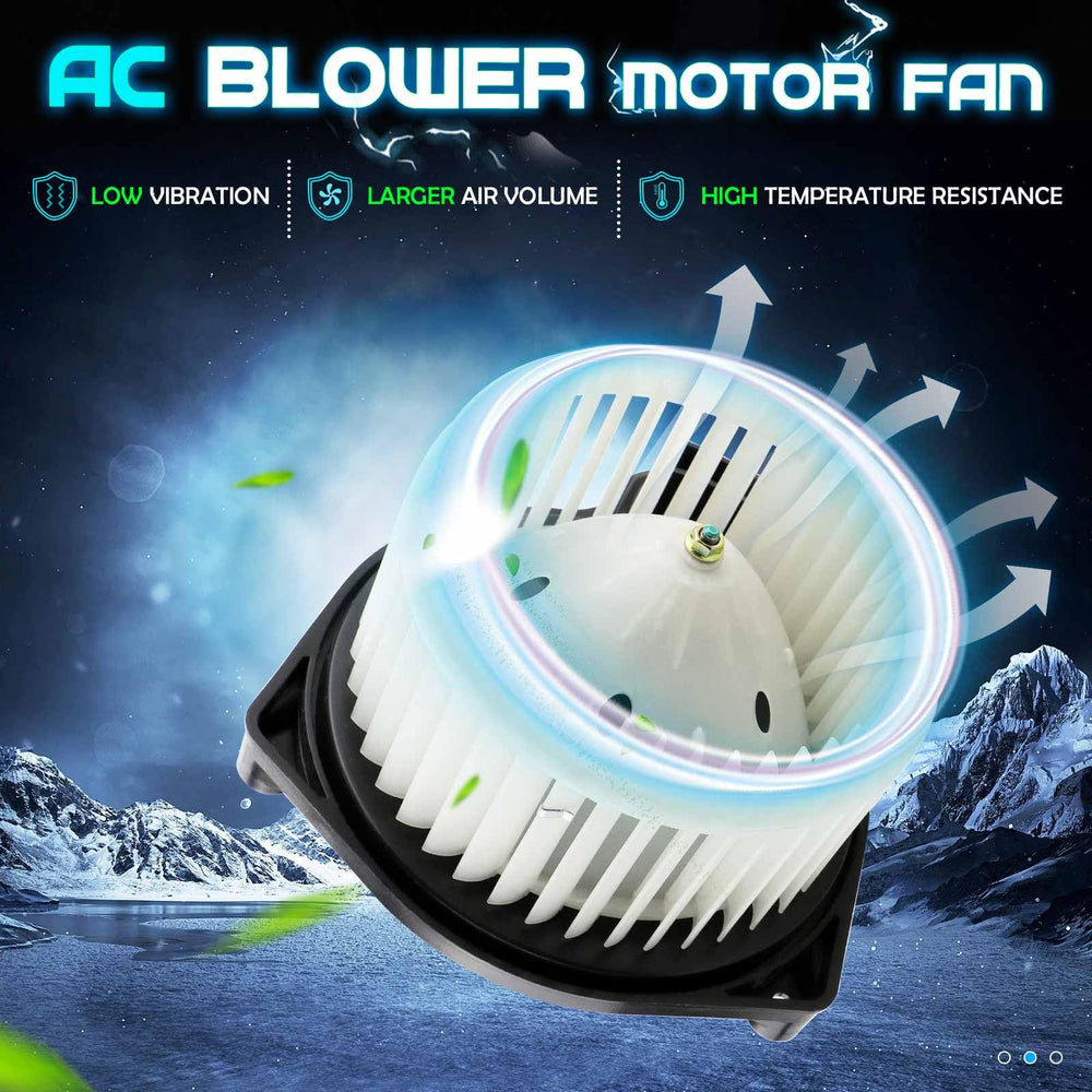 ILONPA blower motor fan assembly uses premium material for durability.