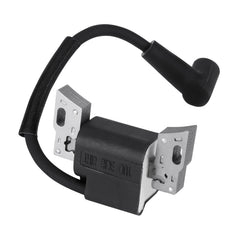 ILONPA ignition coil closeup with durable housing for Briggs & Stratton engines.