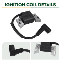 ILONPA ignition coil installed on a Briggs & Stratton engine for reliable starts.