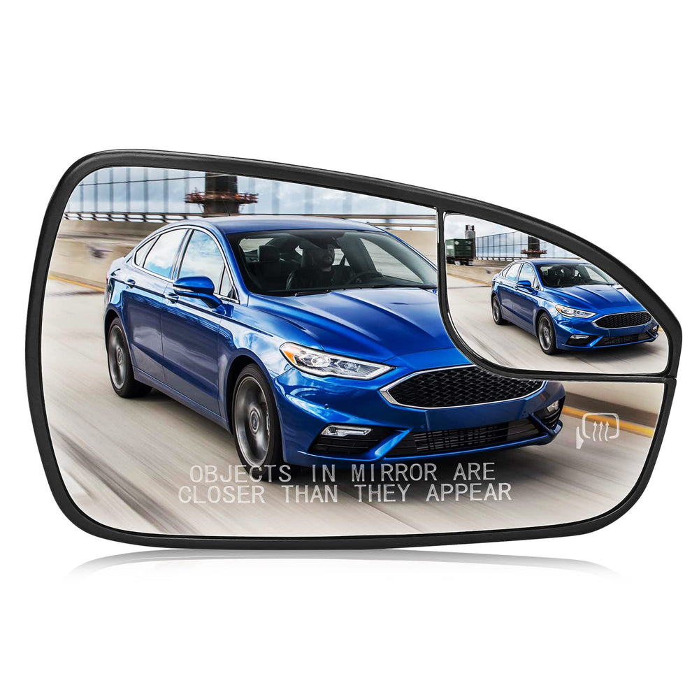 ILONPA right passenger mirror glass fits Ford Fusion precisely for quick replacement.