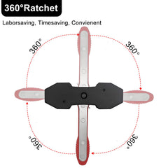 IMAANIIE press ratchet shows central mechanism for parallel plates.