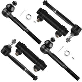 SCITOO Steering Tie Rod End Adjusting Sleeves Compatible fit for Chevrolet for GMC K1500 K2500 K3500 Suburban 1988-2000 6PC
