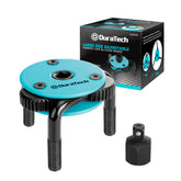 DURATECH Adjustable Oil Filter Wrench | Magnetic 3-Jaw, 3 to 5.51 inch (76–140mm) for Cars, Trucks, Tractors