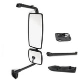 CPOWACE Door Mirror with Arm Black Fit for International 4300 4400 7400 7600 8500 8600 (right side)