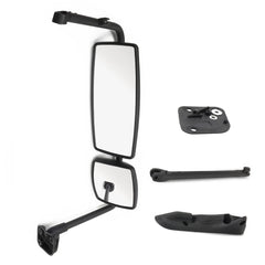 CPOWACE Door Mirror with Arm Black Fit for International 4300 4400 7400 7600 8500 8600 (right side)