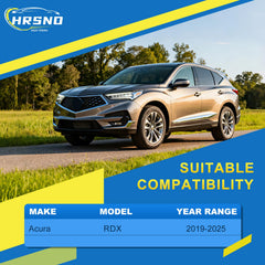 HRSNO wiper blades for Acura RDX 18-inch beam maintain clear visibility in light rain
