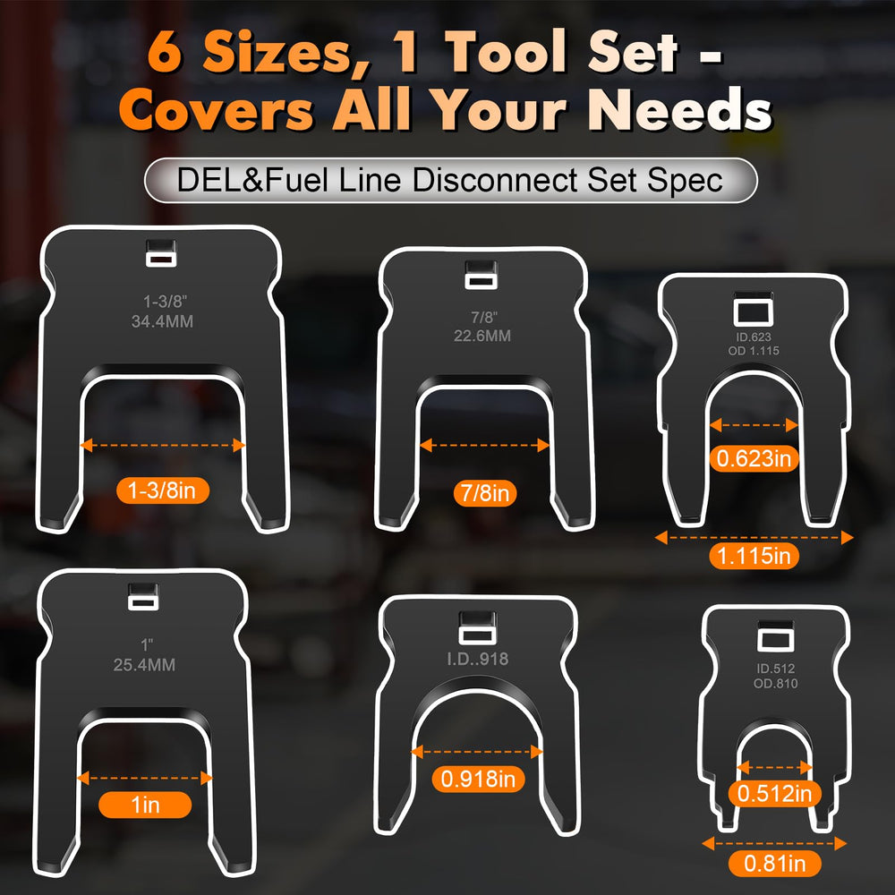 Feekoon DEF disconnect tool close-up on 34-4mm size for precise DEF line fitting.