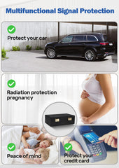 Samfolk Faraday Box & 2-Pack Faraday Bags | Car Key Fob Signal Blocker & Theft Prevention