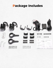 KEMIMOTO Whipless LED Whip Lights with Mounts – 1.5-2 Inch Roll Cage Fit