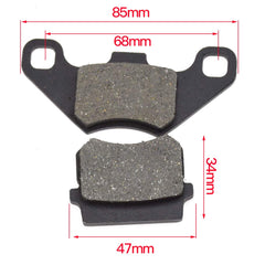 HIAORS Rear Brake Master Cylinder & Caliper Assembly for Tao Tao, Coolster ATVs