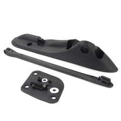 CPOWACE Door Mirror with Arm Black Fit for International 4300 4400 7400 7600 8500 8600 (right side)