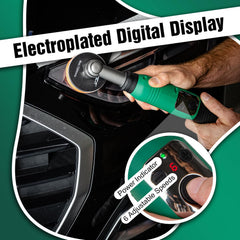 BATOCA S6 Mini Cordless Polisher for Car Detailing | 2x2.0Ah Batteries, Dual Action Heads, 4200-21000 RPM