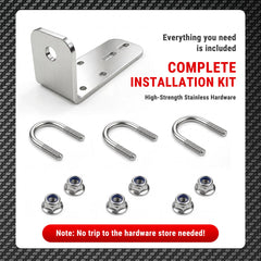 Generic Ferris Hitch for IS/ISX Mowers – 5/16-inch Stainless Steel with Mounting Hardware