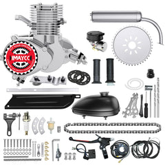 IMAYCC 100cc engine kit installation demonstrates easy setup for extended rides.