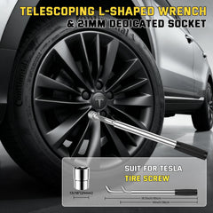 IMAYCC 21mm drive head included for fast wheel mounting on Tesla models