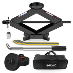 IMAYCC Tesla jack with 3-ton lift range for Model Y/3/S/X, ideal for quick roadside tire changes