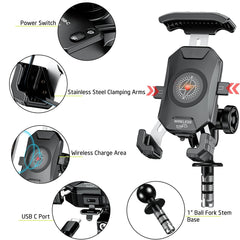 imestou auto clamp allows one-handed mounting for quick access.