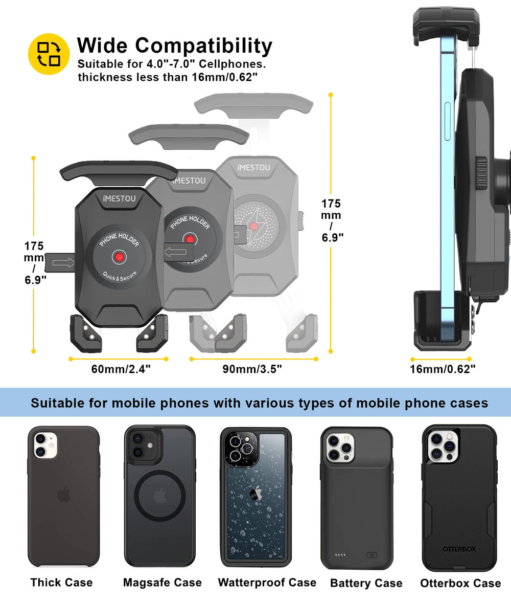 iMESTOU double socket 1-inch joints enable flexible angles
