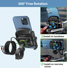 iMESTOU IP66 waterproof USB port cover protects the charger