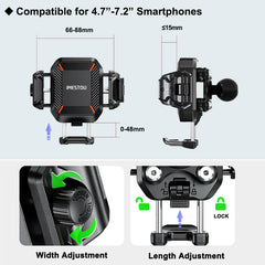 iMESTOU IP66 weatherproof housing protects ports from rain and mud