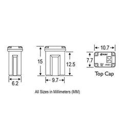 imjl TAITONG MCASE-type fuse assortment for compact vehicle protection.