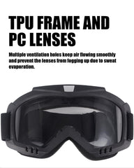 Immoono all-weather eye protection shields eyes from wind, dust, rain