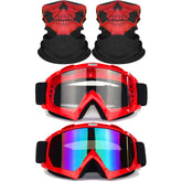 immoono goggles with colorful lenses for vibrant daytime riding and enhanced visibility.