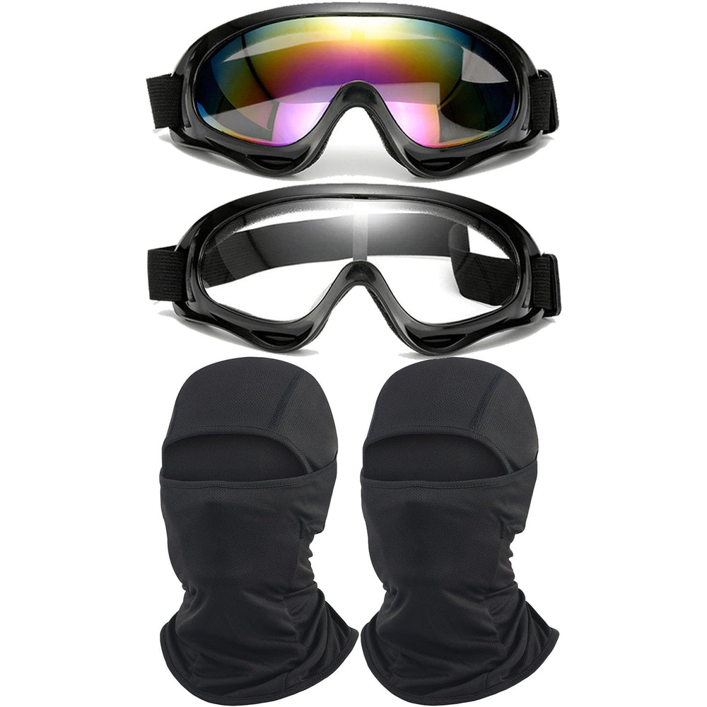 Immoono motorcycle goggles with clear lens for crisp visibility on every ride.