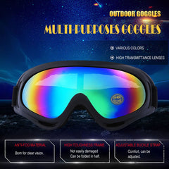 Immoono motorcycle goggles with colorful lens for enhanced contrast in bright conditions.