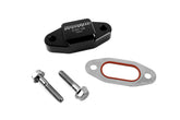 Improved Racing Gen III & IV LS bypass cover with no sensor ports for versatile installs.