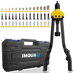 IMQUALI rivet nut tool with a 16 inch handle for easy installation.