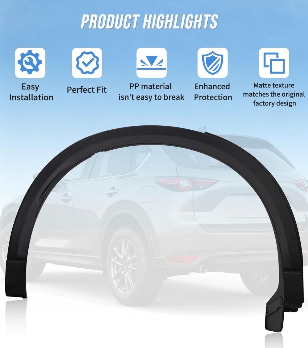 INCEPRIPARI protective wheel arch fender trim in use on CX-5