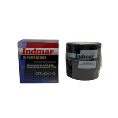 Indmar 872023 oil filter body demonstrating durable filtration for GM-based marine engines.