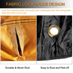 INEZARI motorcycle cover windproof buckles keep it secure in gusts