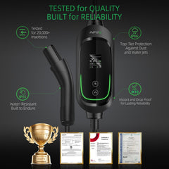 INFGO IP66 waterproof rating for outdoor charging